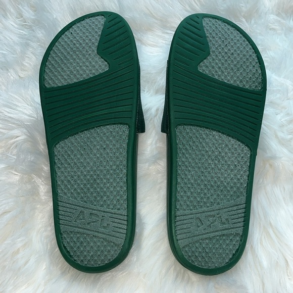 🆕 APL Men’s Big Logo Techloom Slide in Great Green/White Size 10 UNISEX - Picture 6 of 10